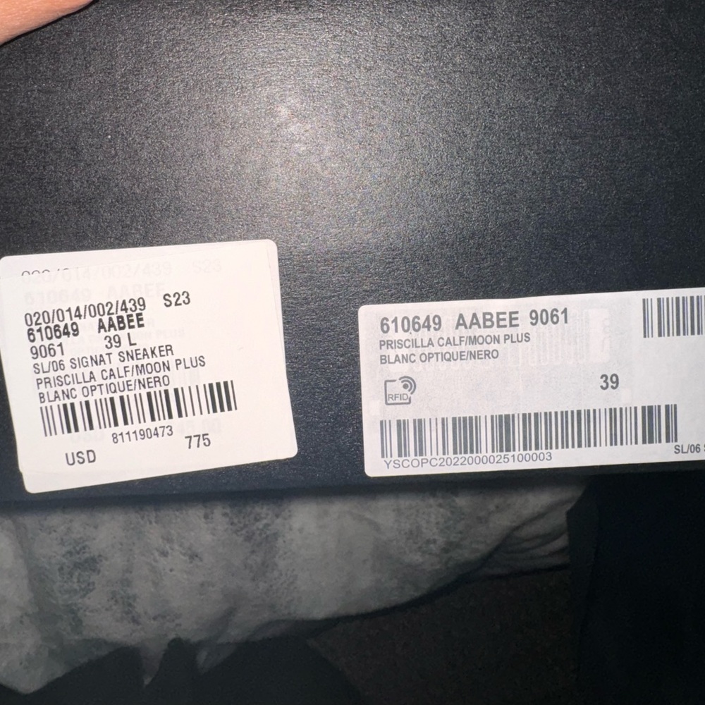 Ysl sneakers. Like new - Picture 5 of 6